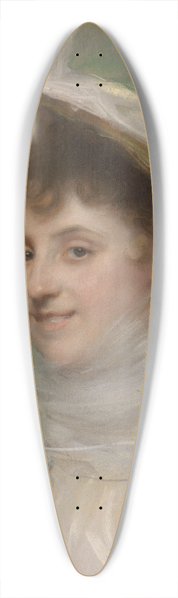 Emile Charles Wauters - Spring 39.3 inch art pintail longboard deck