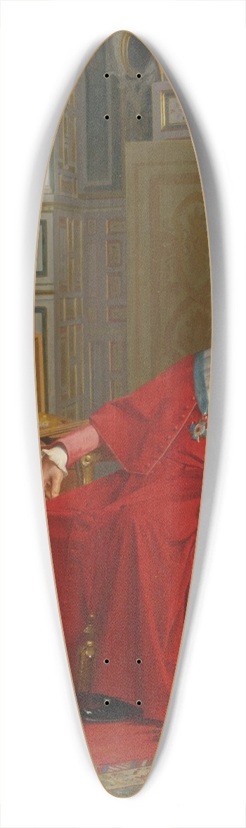 Emile Meyer - A Painting Cardinal 39.3 inch art pintail longboard deck