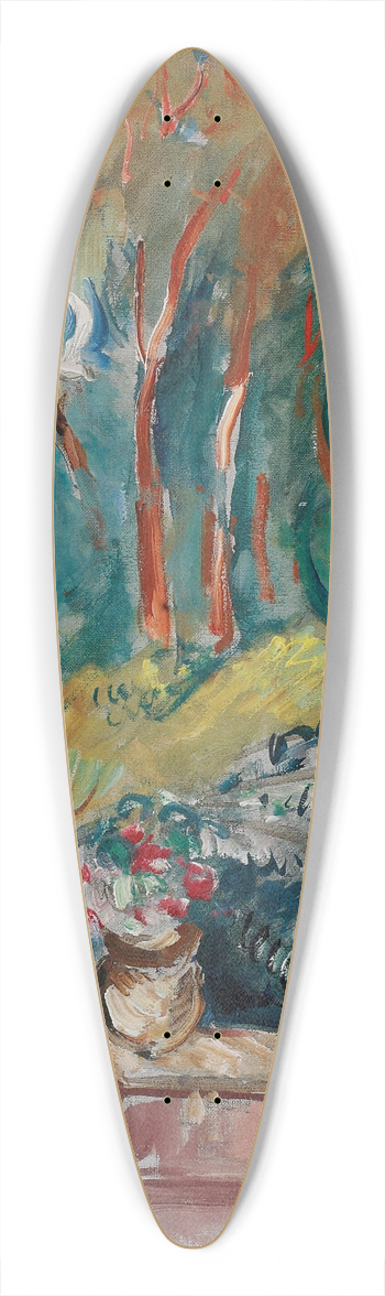 Emile Othon Friesz - Jardin DesJarres 39.3 inch art pintail longboard deck