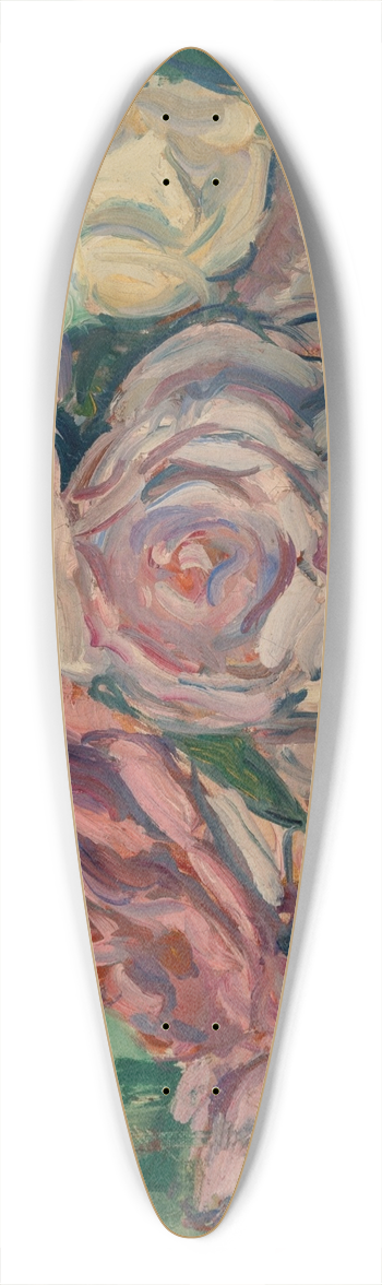 Emile Othon Friesz - Roses 39.3 inch art pintail longboard deck