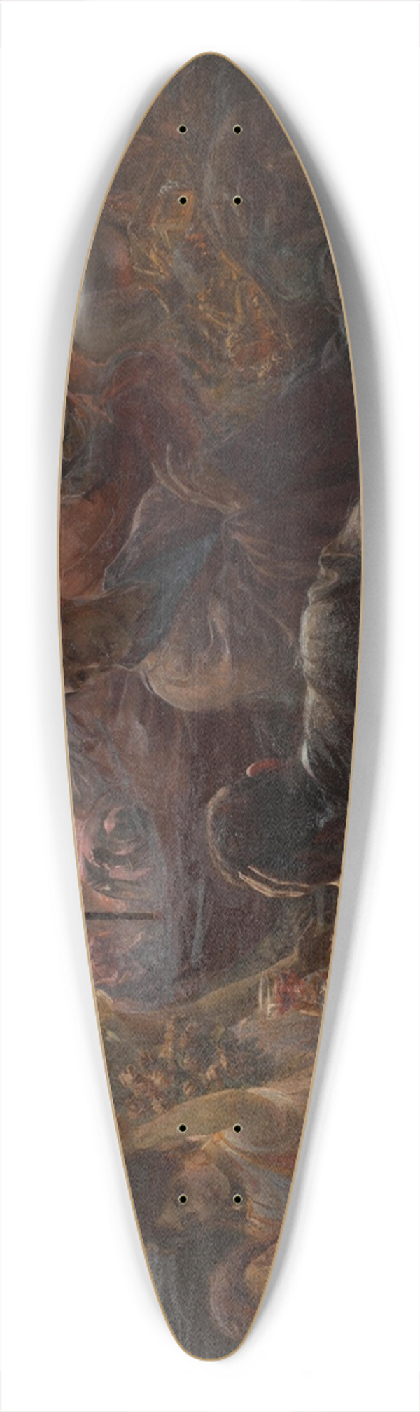 Emil Holrek - The poets dream 39.3 inch art pintail longboard deck