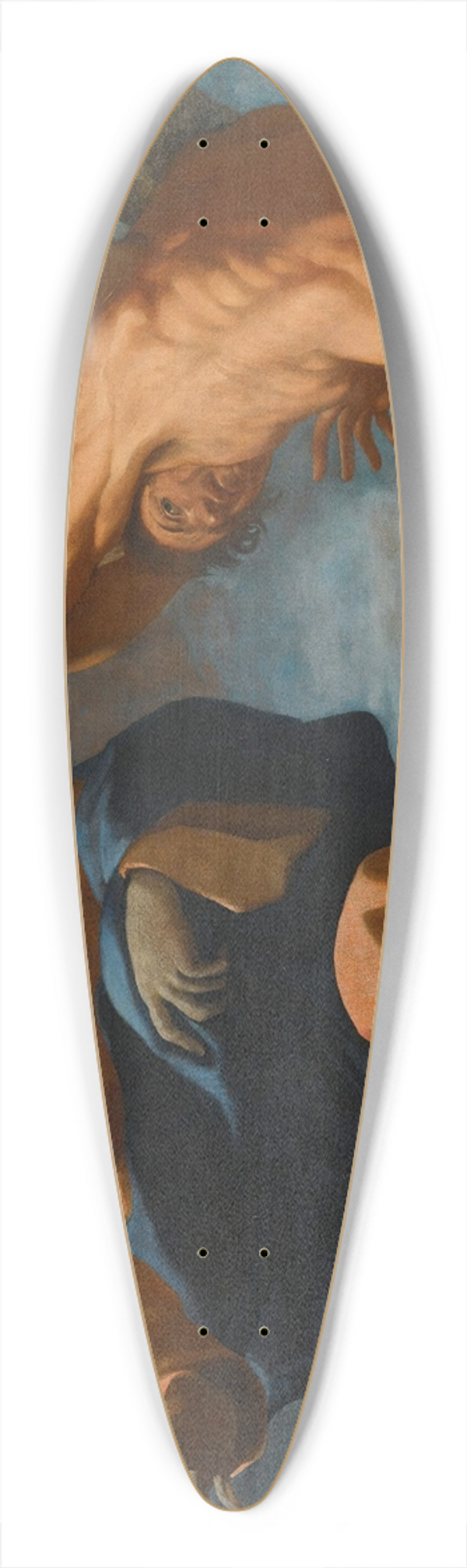 Emilian School - The Expulsion Of Lucifer 39.3 inch art pintail longboard deck
