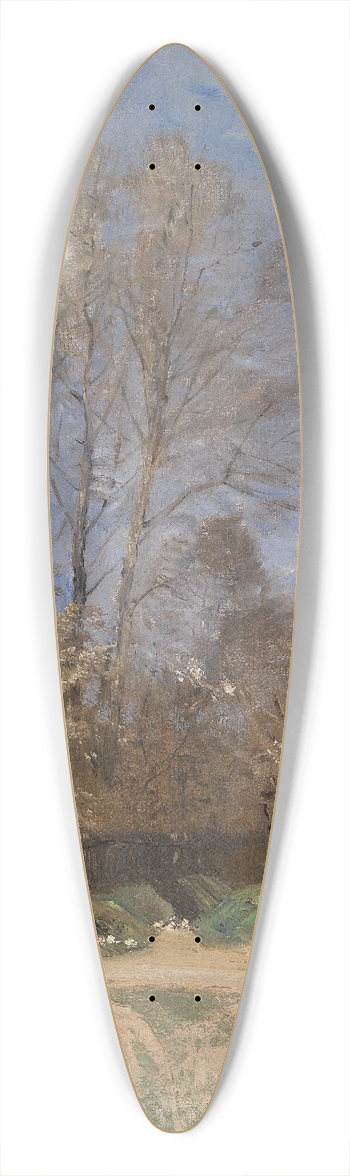 Emil Jakob Schindler - Frhlingslandschaft aus Plankenberg 39.3 inch art pintail longboard deck