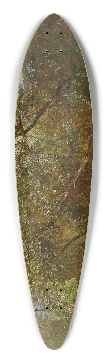 Emil Jakob Schindler - Parklandschaft in Plankenberg 39.3 inch art pintail longboard deck