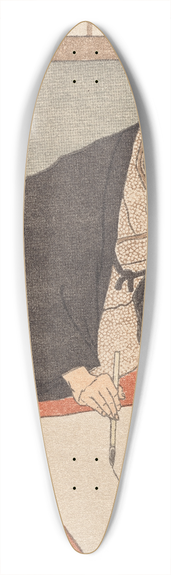 Emil Orlik - The Japanese Painter 39.3 inch art pintail longboard deck