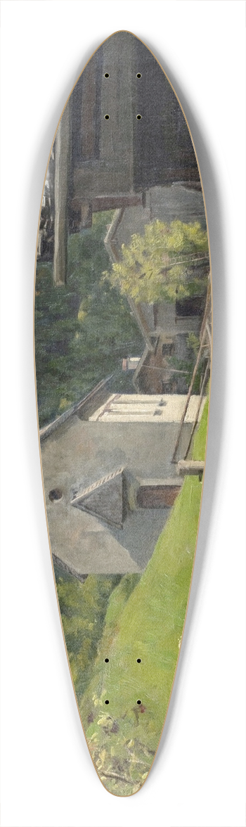 Emil Rau - Aus Sdtirol 39.3 inch art pintail longboard deck