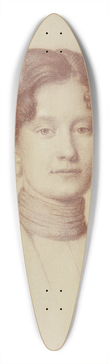 Emma Heerdt - Bildnis einer jungen Frau 39.3 inch art pintail longboard deck