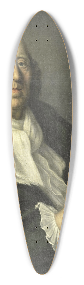 Engel Sam - Self Portrait at approximately 60 years of age 39.3 inch art pintail longboard deck