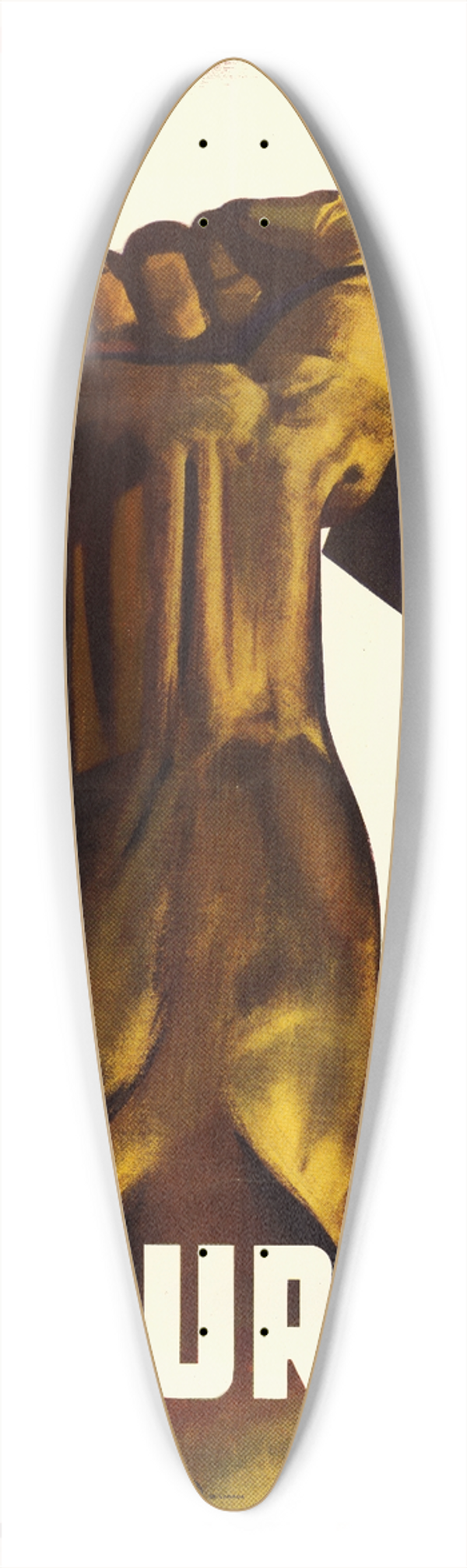 Eric Aldwinckle - Its Our War 39.3 inch art pintail longboard deck