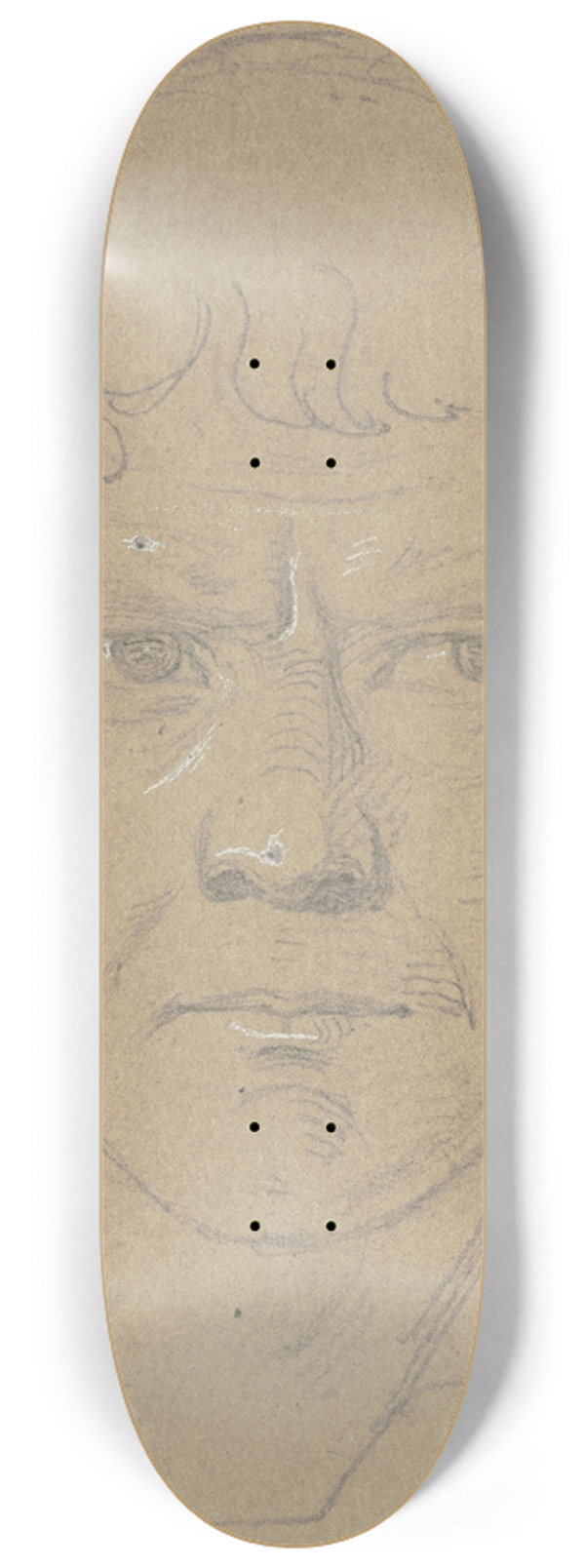 Carl Hoff - Politischer Gefangener aus Hanau zu Kassel 8.25 inch art skate deck