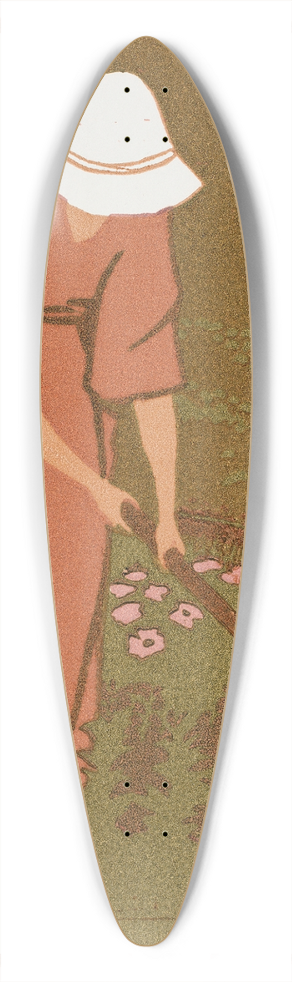Eric O. W. Ehrstrm - In the Garden 39.3 inch art pintail longboard deck