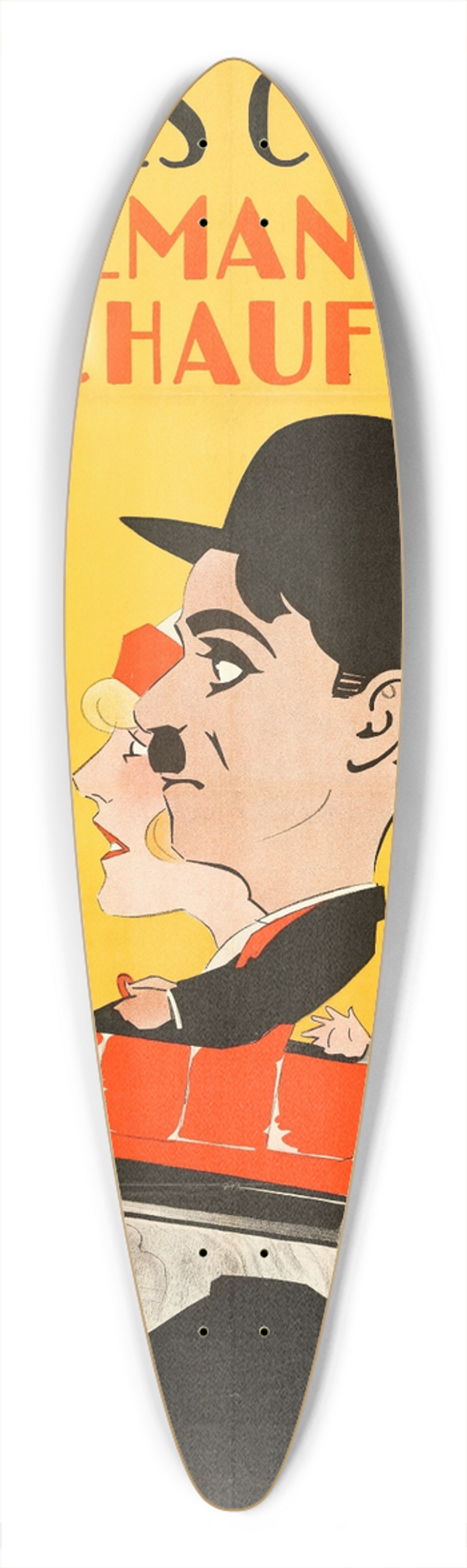 Eric Rohman - A Days Pleasure 39.3 inch art pintail longboard deck