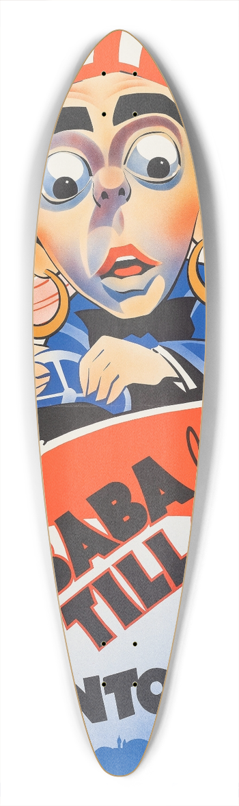 Eric Rohman - Ali Baba Goes to Town 39.3 inch art pintail longboard deck