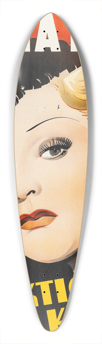 Eric Rohman - Dressed to Thrill 39.3 inch art pintail longboard deck