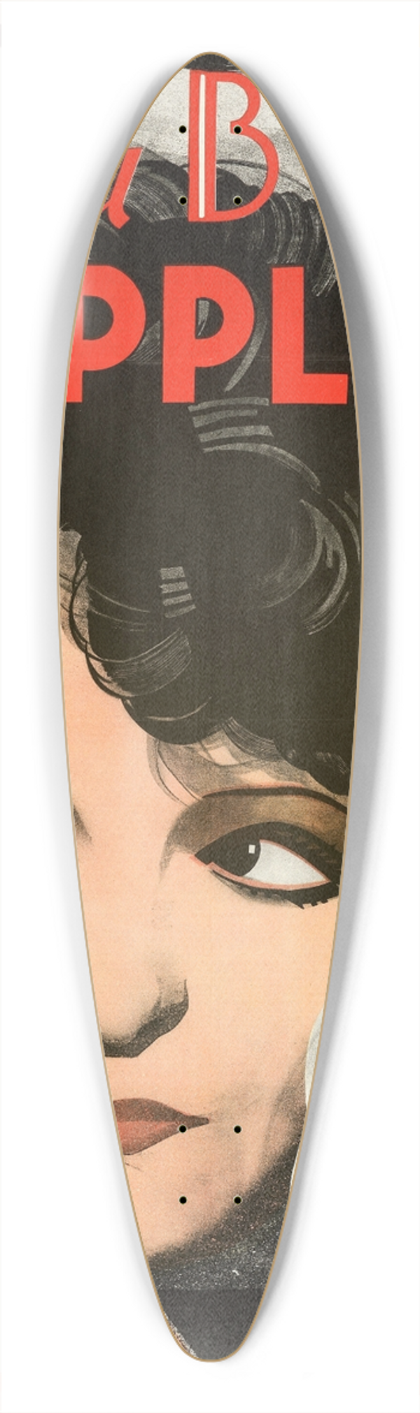 Eric Rohman - Hoopla 39.3 inch art pintail longboard deck