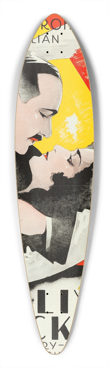 Eric Rohman - Merry Go Round 39.3 inch art pintail longboard deck