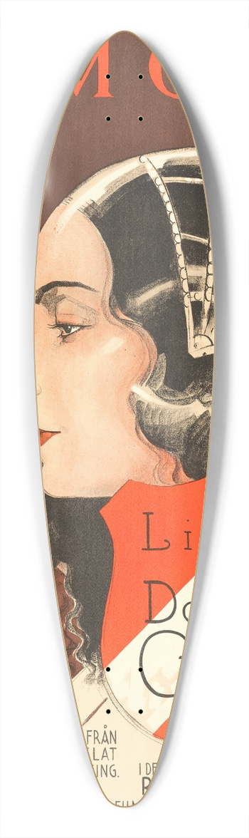 Eric Rohman - Romola 39.3 inch art pintail longboard deck