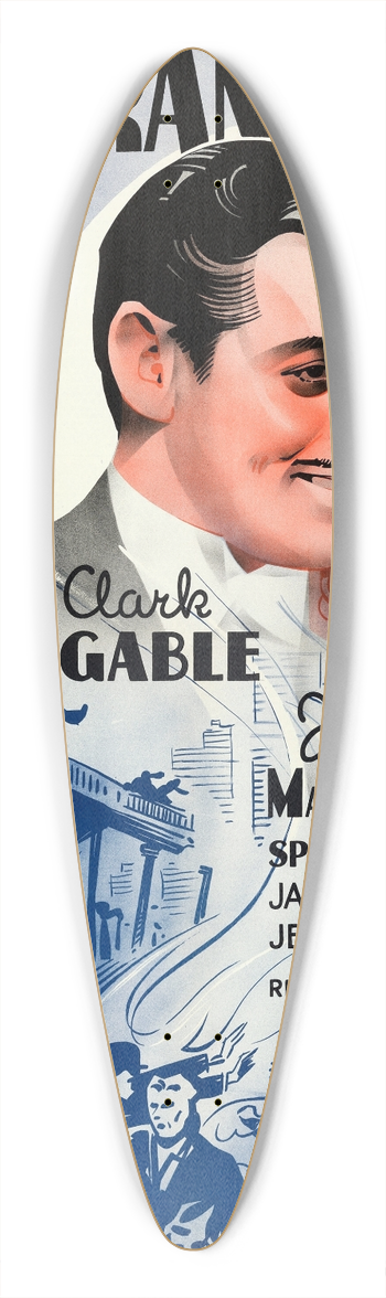 Eric Rohman - San Francisco 39.3 inch art pintail longboard deck