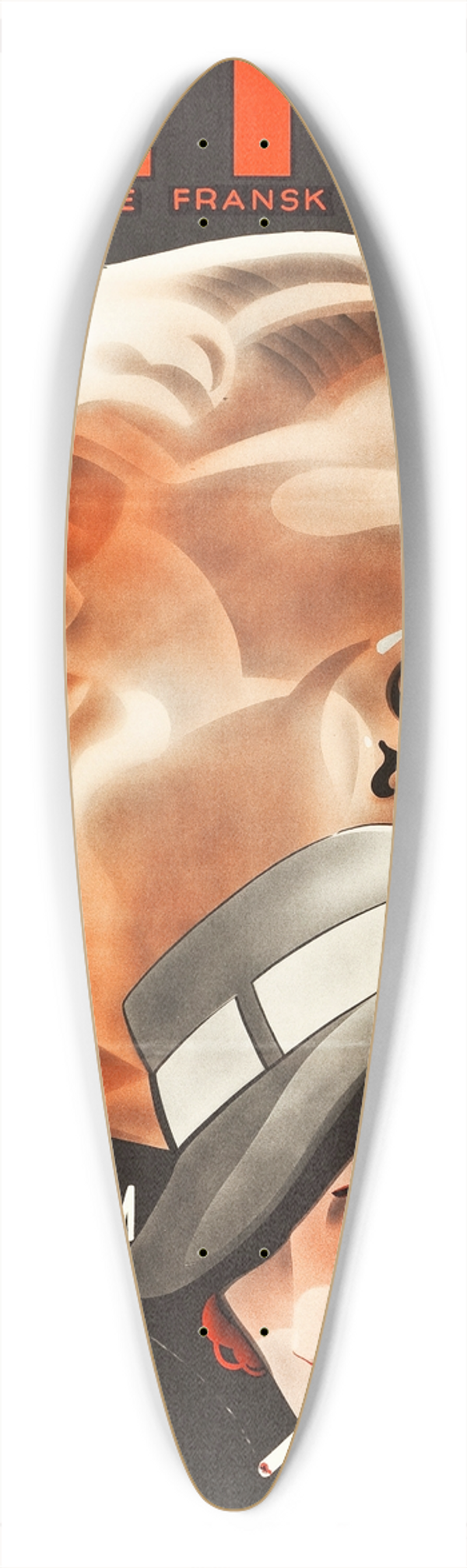 Eric Rohman - The Alibi 39.3 inch art pintail longboard deck