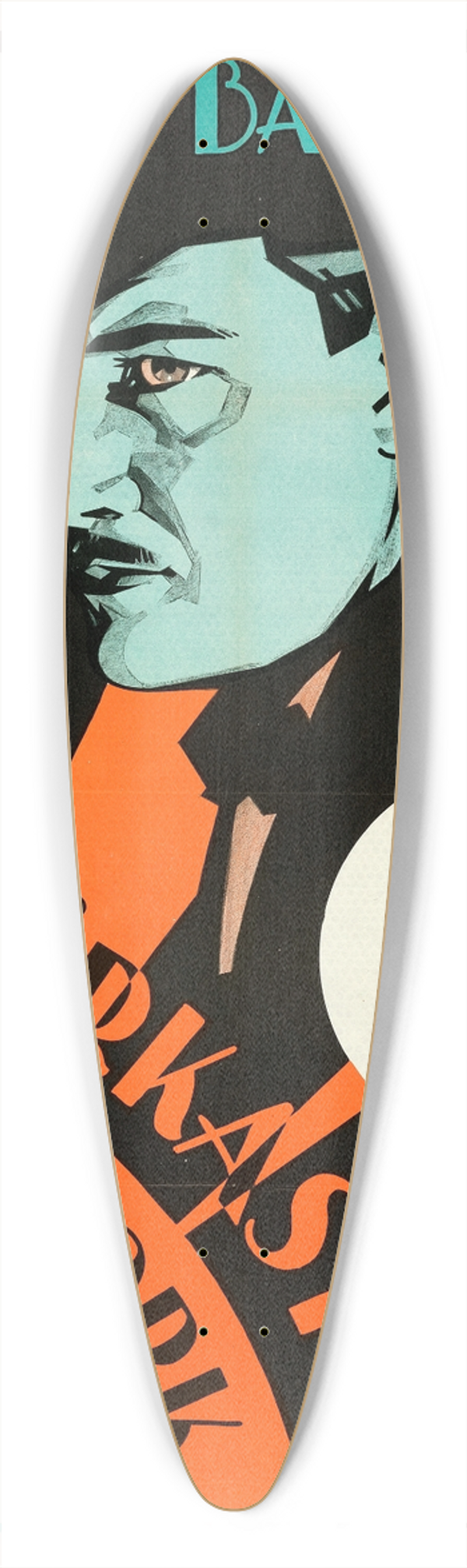 Eric Rohman - Thunderbolt 39.3 inch art pintail longboard deck