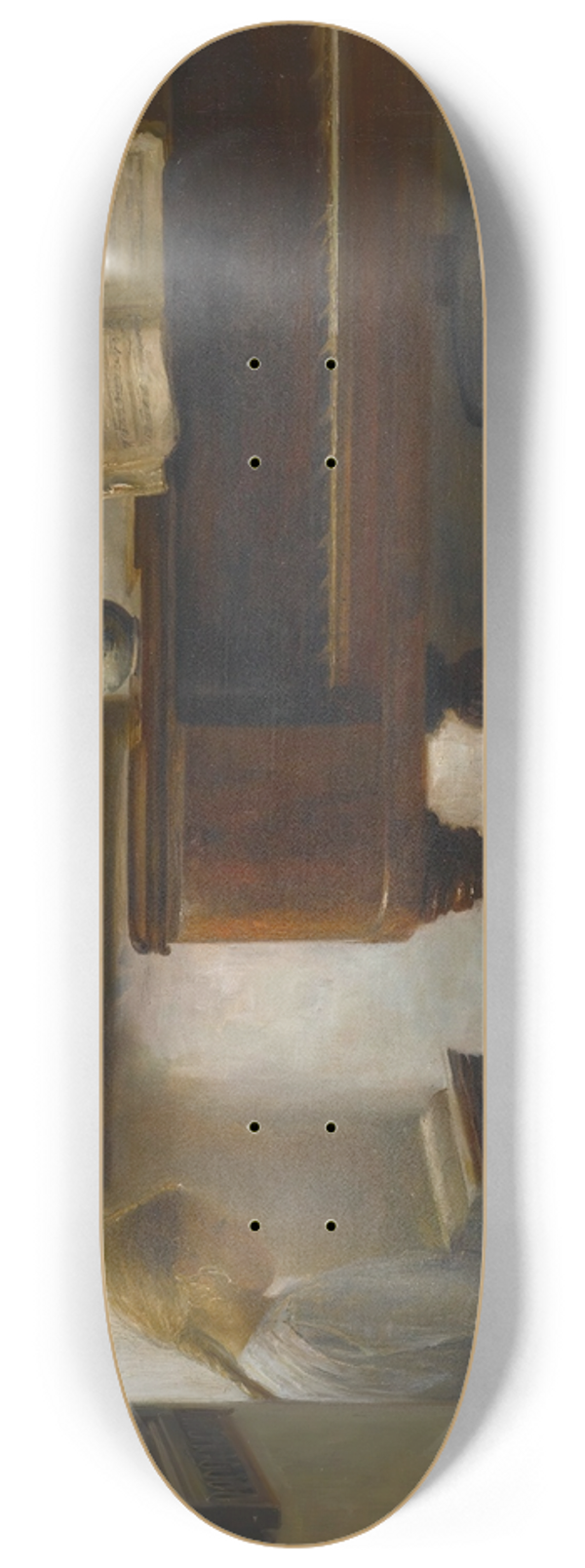 Carl Holse - Girl In An Interior 8.25 inch art skate deck