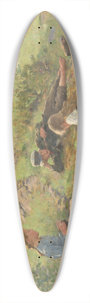 Erik Werenskiold - Herders at Tty 39.3 inch art pintail longboard deck