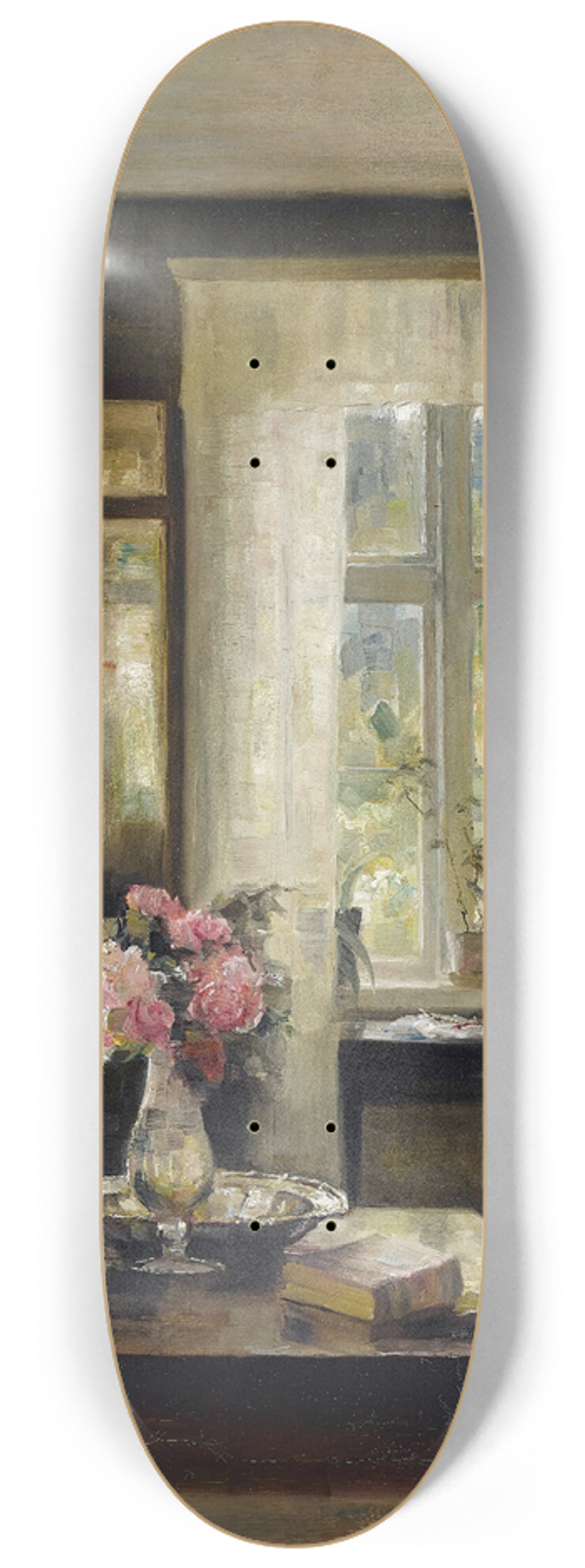 Carl Holse - Interior, Light Of Spring 8.25 inch art skate deck