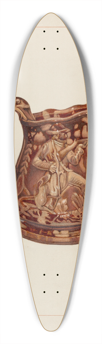 Ernest A. Towers, Jr. - Crockery Pitcher 39.3 inch art pintail longboard deck