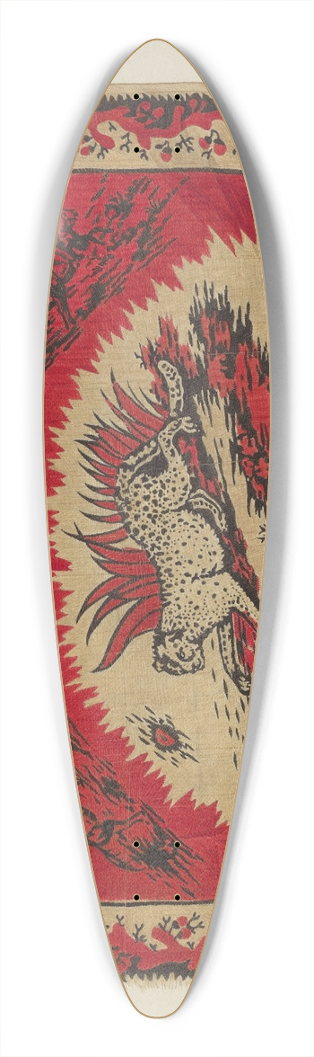 Ernest Capaldo - Printed Textiles 39.3 inch art pintail longboard deck