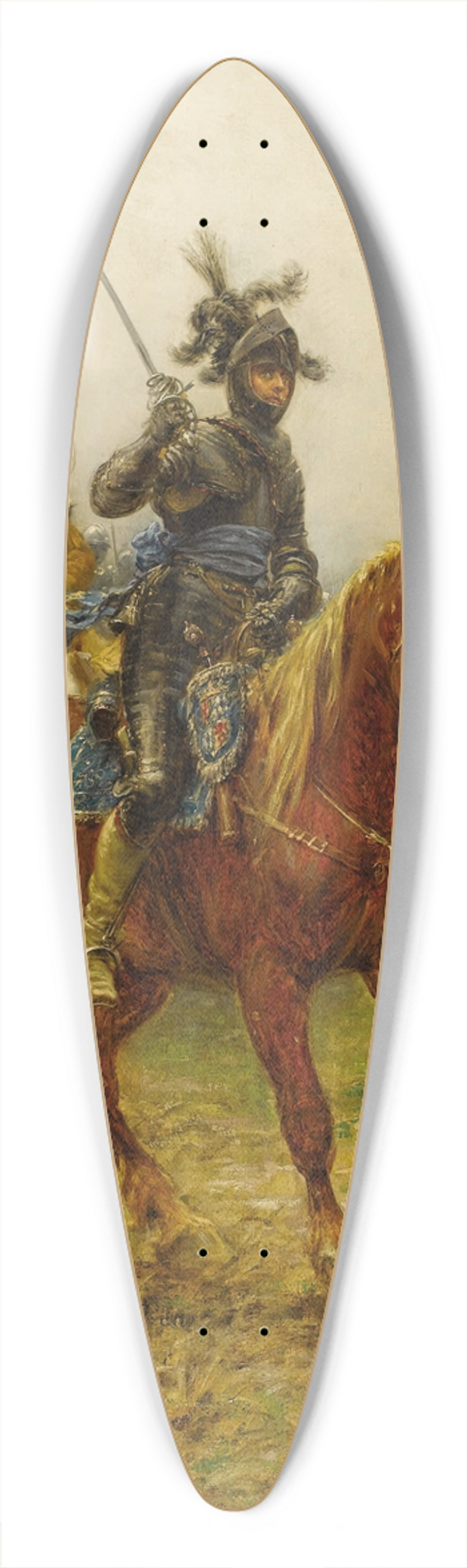 Ernest Crofts - Prince Rupert 39.3 inch art pintail longboard deck