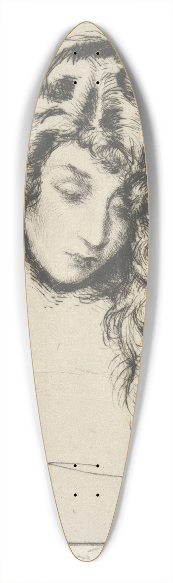 Ernest Haskell - Gypsy 39.3 inch art pintail longboard deck