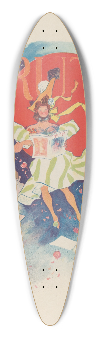 Ernest Haskell - Truth 39.3 inch art pintail longboard deck