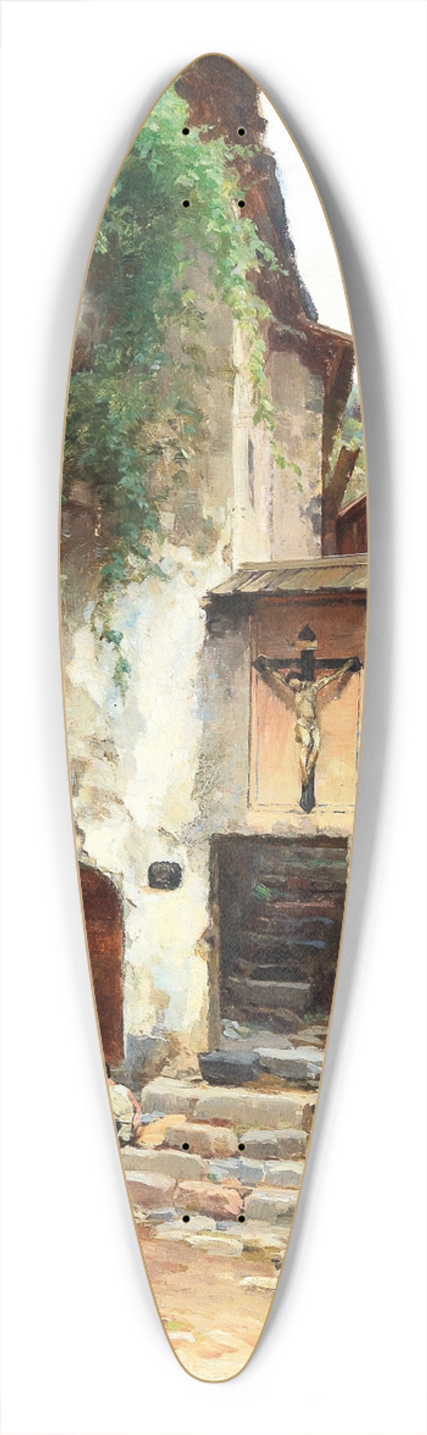 Ernestine von Kirchsberg - Aus Tirol 39.3 inch art pintail longboard deck