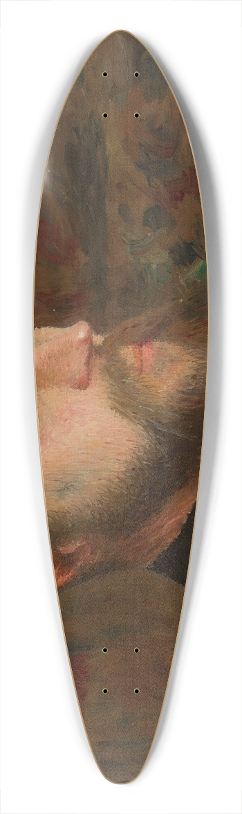 Ernest Joseph Laurent - PortraitDe Georges Seurat 39.3 inch art pintail longboard deck