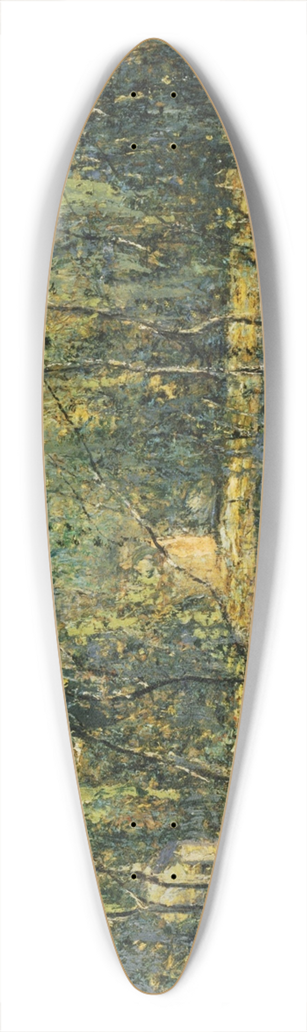 Ernest Lawson - Spring Morning 39.3 inch art pintail longboard deck