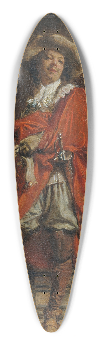 Ernest Meissonier - A Cavalier; Time of Louis XIV 39.3 inch art pintail longboard deck