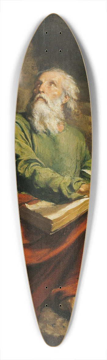 Ernest Meissonier - Isaiah 39.3 inch art pintail longboard deck