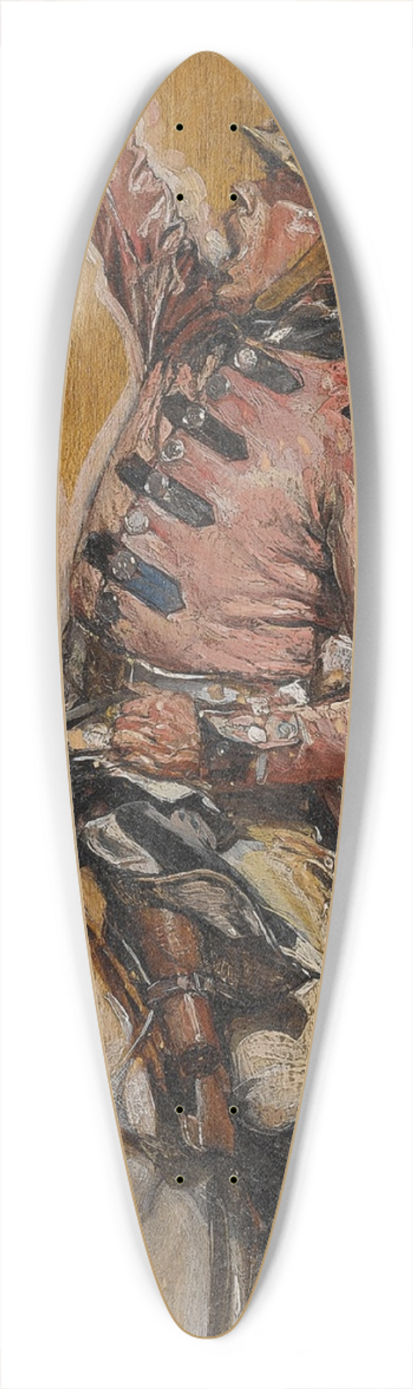 Ernest Meissonier - Le Trompette De1807 39.3 inch art pintail longboard deck