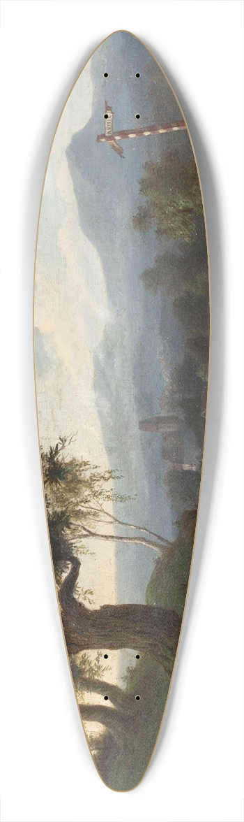 Ernst Gustav Doerell - Auf dem Weg nach Aussig 39.3 inch art pintail longboard deck