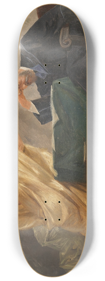 Carl Johann Peyfuss - Lunette fr den Justizpalast 8.25 inch art skate deck