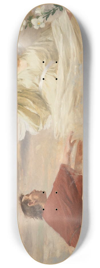 Carl Johann Peyfuss - Lunette fr den Justizpalast 8.25 inch art skate deck