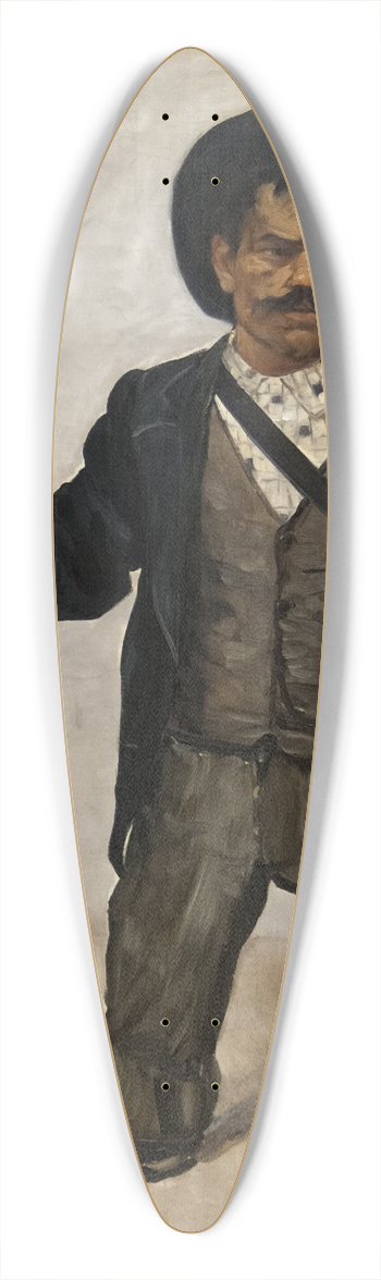 Ernst Josephson - Spanish Dwarf 39.3 inch art pintail longboard deck