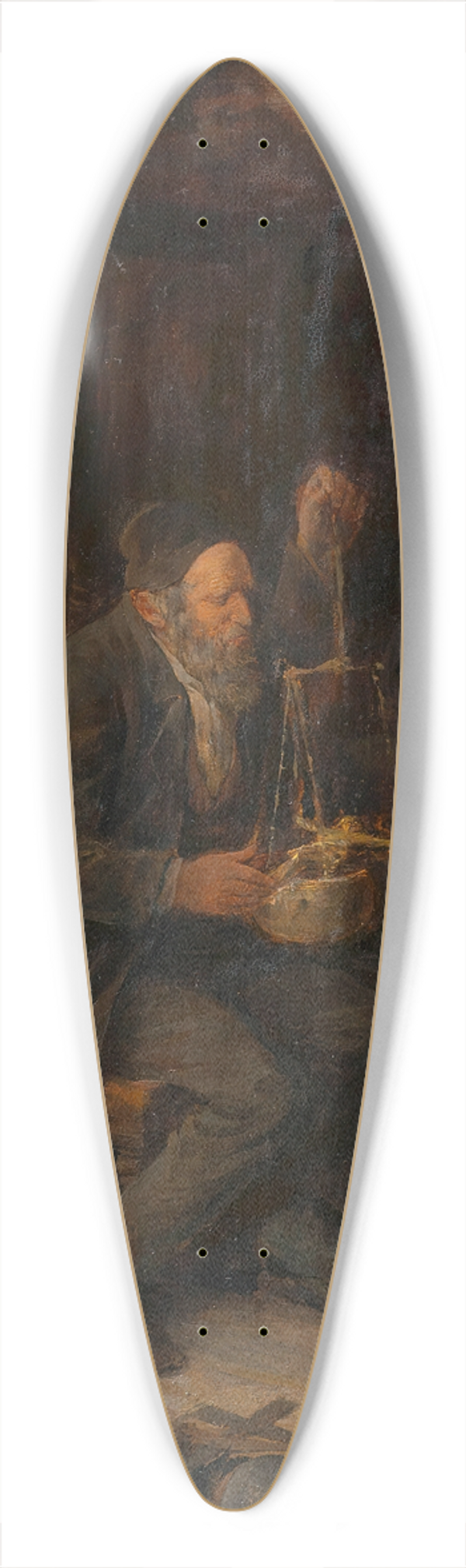 Ernst Juch - Beim Trdler 39.3 inch art pintail longboard deck