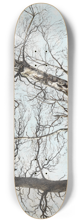 Carl Julius von Leypold - Oak and Birch 8.25 inch art skate deck