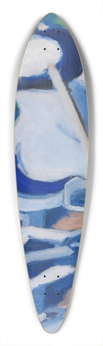 Ernst Ludwig Kirchner - Bauernwagen mit Pferd 39.3 inch art pintail longboard deck
