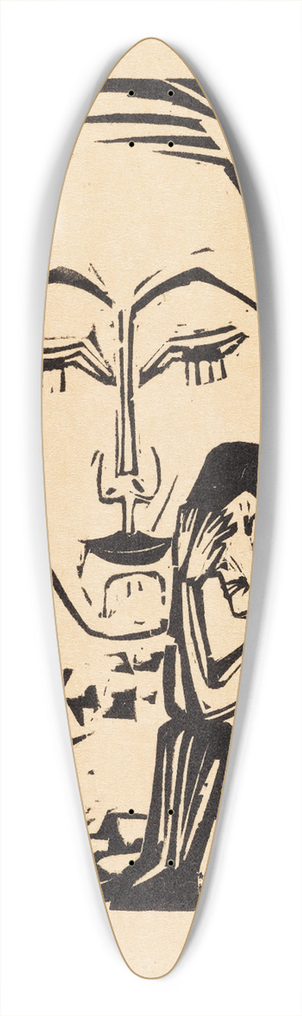 Ernst Ludwig Kirchner - Erinnerung 39.3 inch art pintail longboard deck