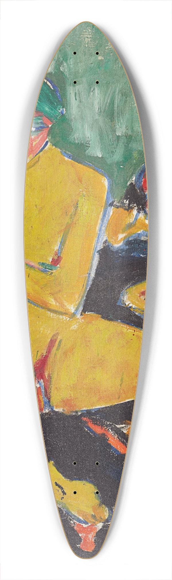 Ernst Ludwig Kirchner - Nude at the Studio 39.3 inch art pintail longboard deck