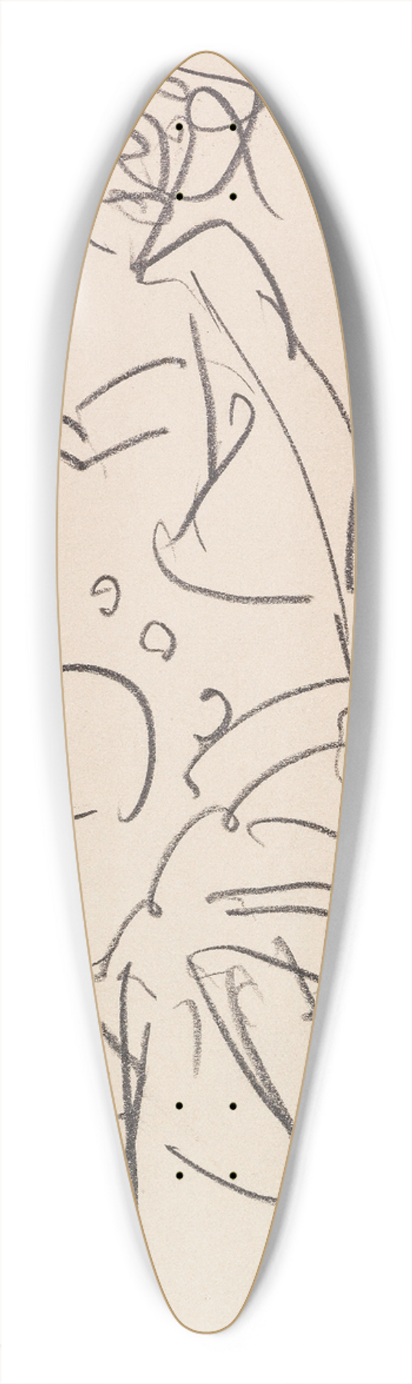 Ernst Ludwig Kirchner - Paar beim Tanz 39.3 inch art pintail longboard deck