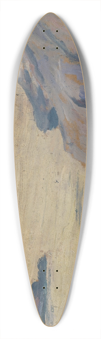 Ernst Schiess - Kstengegend 39.3 inch art pintail longboard deck