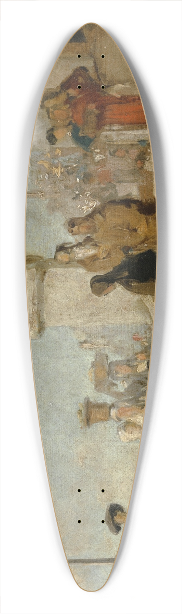 Ernst Stckelberg - Study for Saint Marys Day 39.3 inch art pintail longboard deck